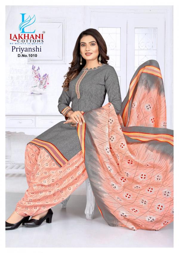 Lakhani Priyanshi Cotton Patiyala Dress Material